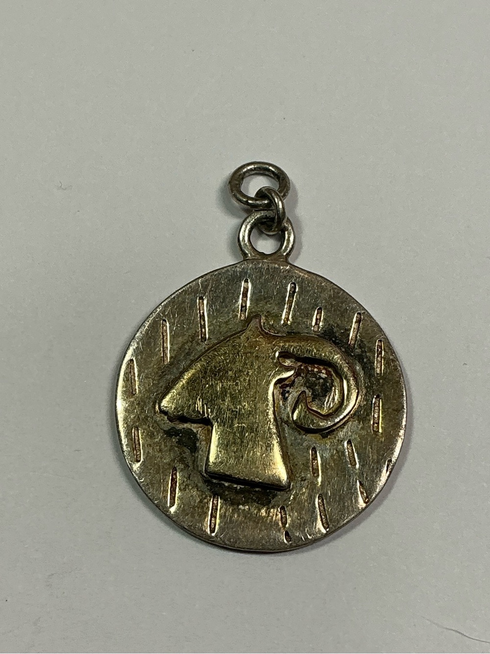Sterling Silver Banana Republic Aries Zodiac Pendant Charm - Women Jewelry